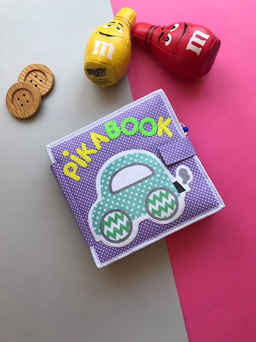 quiet handmade organic tactile play book pikabook for kids