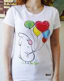 White Designer Rabbit T-shirt