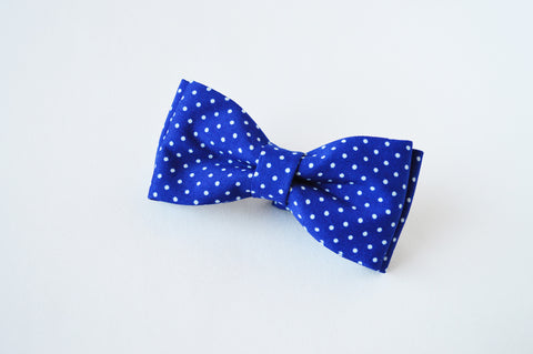 Navy-hued Blue Bow tie