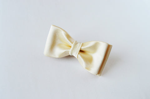 Ivory Cream Bow Tie