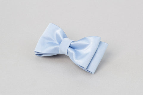 Silk Blue Bow tie