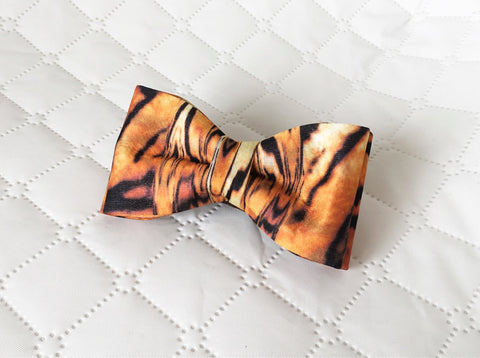 Tiger Print Bow tie
