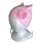 Cute cat hat with bow for Girls